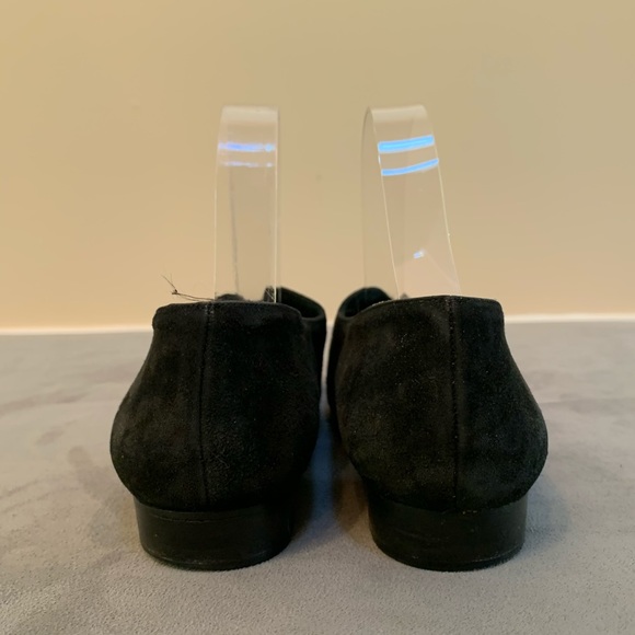 Stuart Weitzman Black Suede Flats  (8.5) - Picture 6 of 8